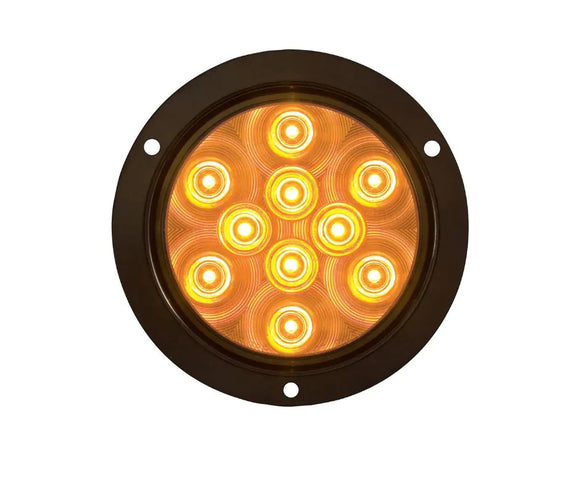Round amber LED trailer light representing lights and wiring category